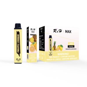 r&h max flavor disposable vape 2000 puffs