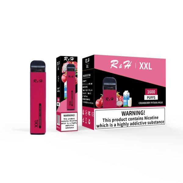 r&h xxl flavor disposable vape 1600 puffs