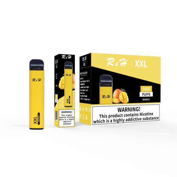 r&h xxl flavor disposable vape 1600 puffs